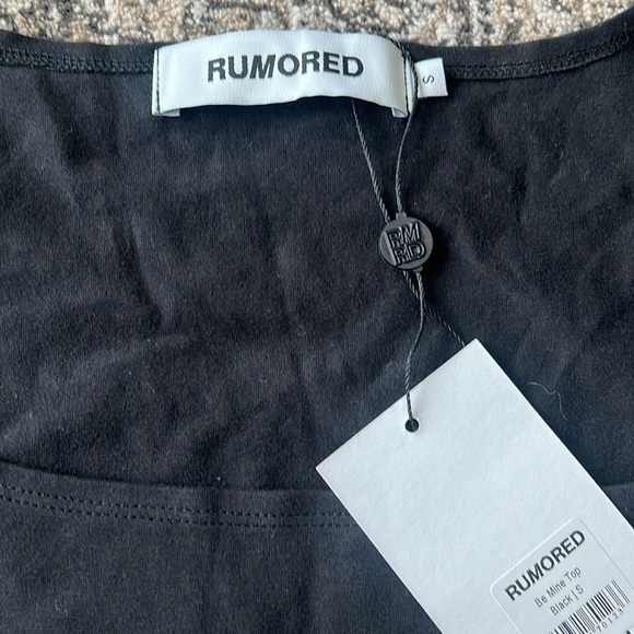 NWT: Rumored size small black Be Mine Top *taylor swift favorite* - Picture 3 of 4